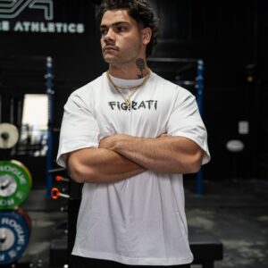 Figurati Oversize White Tee “ Infinite Dreams, Limitless Style”